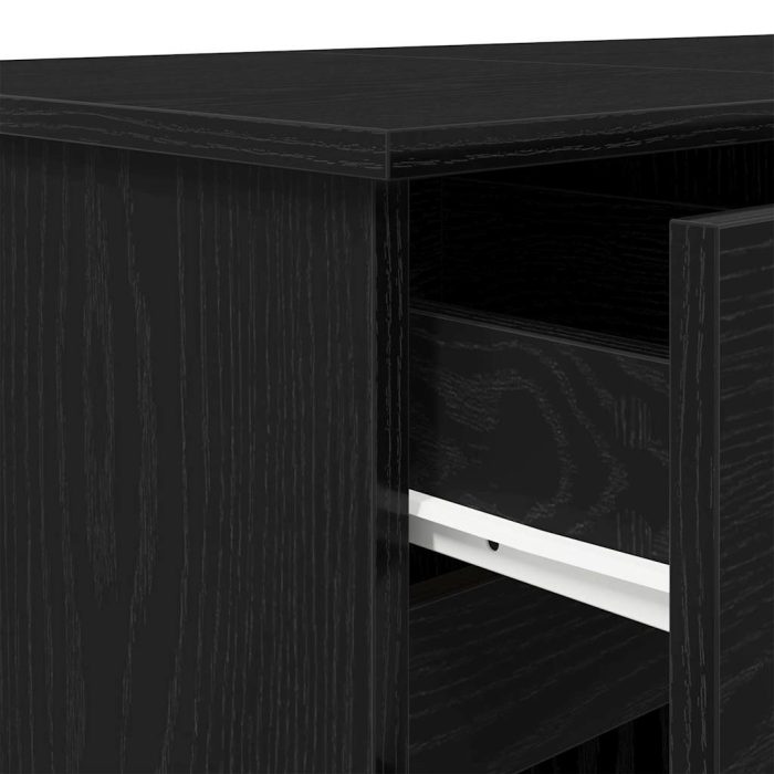 Novaro Asztal Musta tammi Szerelt fa 140 x 49 x 76 cm - Image 10