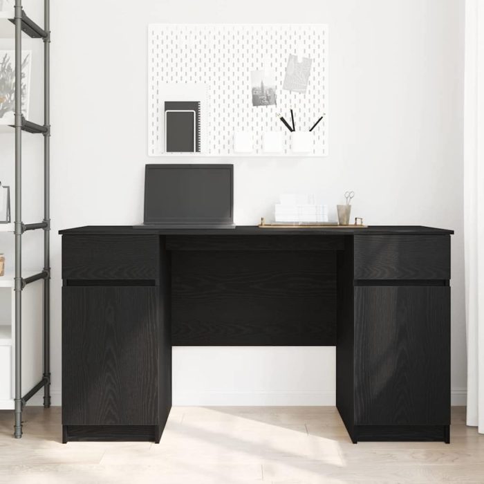 Novaro Asztal Musta tammi Szerelt fa 140 x 49 x 76 cm - Image 4