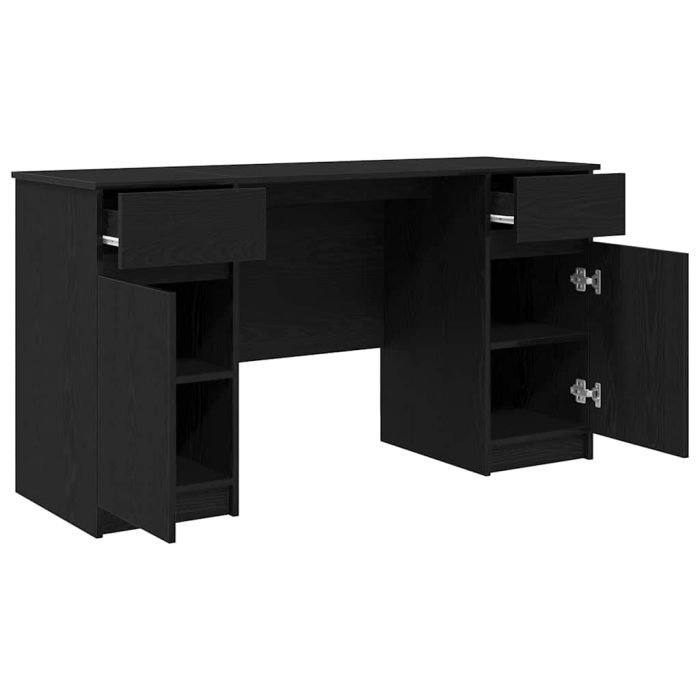 Novaro Asztal Musta tammi Szerelt fa 140 x 49 x 76 cm - Image 5