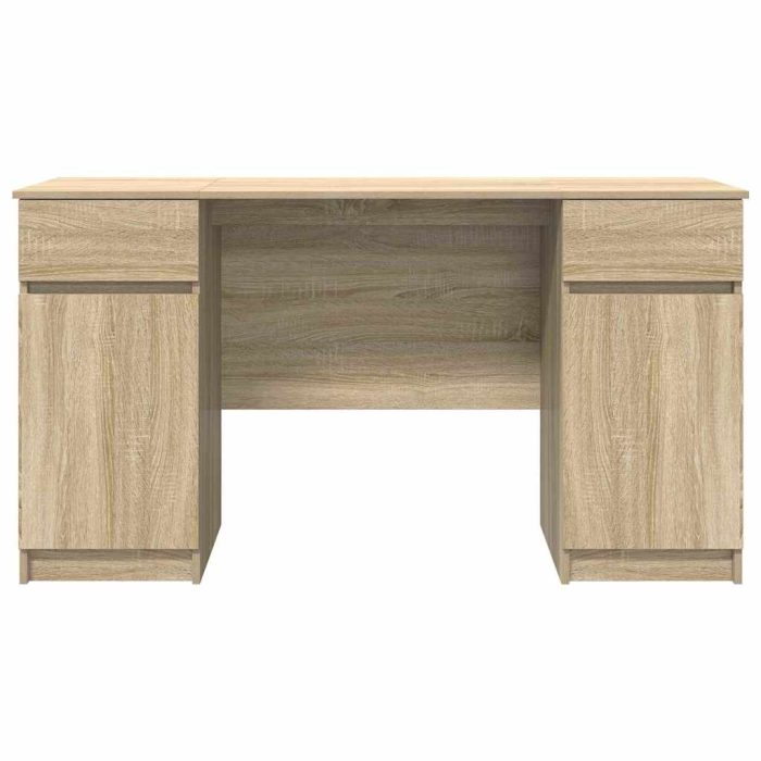 Novaro Asztal sonoma tölgy Szerelt fa 140 x 49 x 76 cm - Image 7