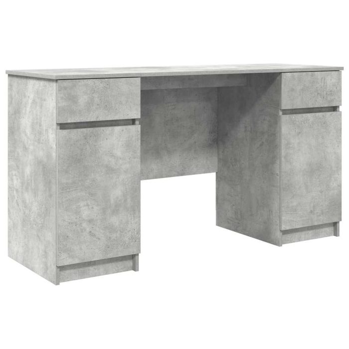Novaro Asztal Beton szürke Szerelt fa 140 x 49 x 76 cm - Image 2