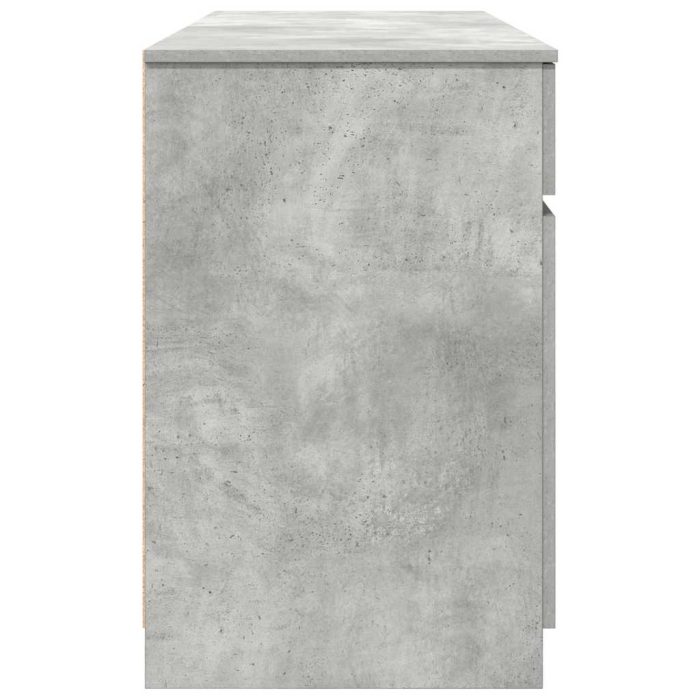 Novaro Asztal Beton szürke Szerelt fa 140 x 49 x 76 cm - Image 8