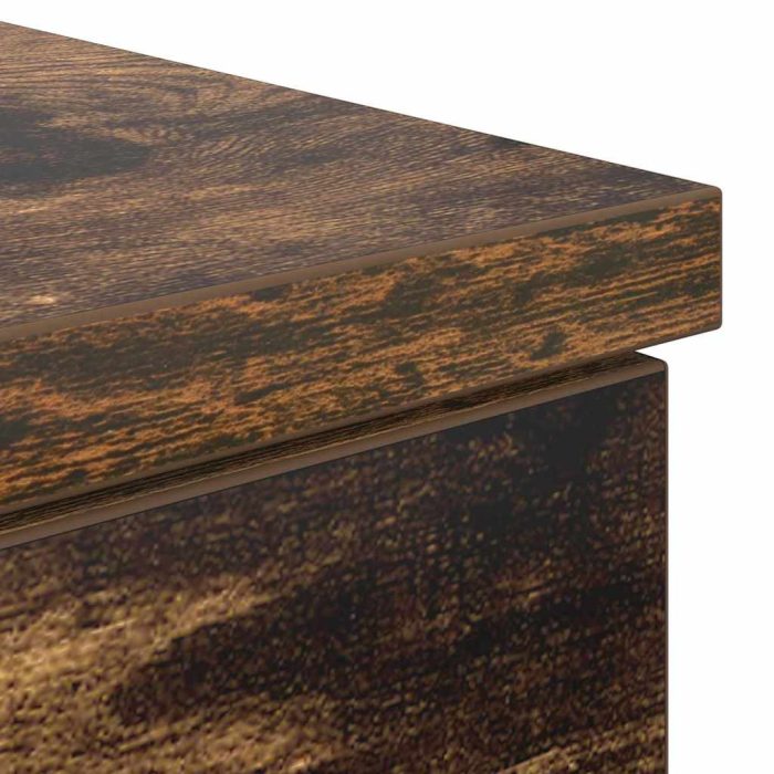 Novaro Asztal Füstölt tölgy Szerelt fa 140 x 49 x 76 cm - Image 9