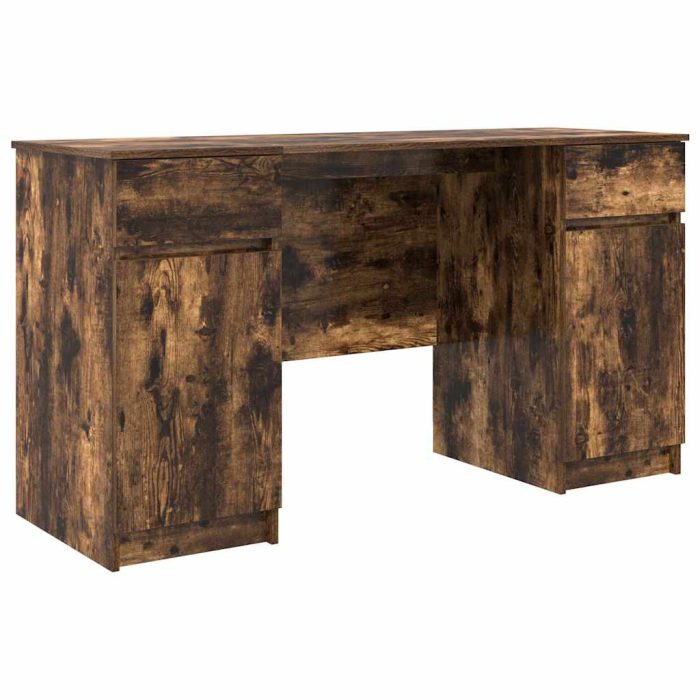 Novaro Asztal Füstölt tölgy Szerelt fa 140 x 49 x 76 cm - Image 2