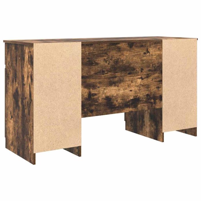 Novaro Asztal Füstölt tölgy Szerelt fa 140 x 49 x 76 cm - Image 6