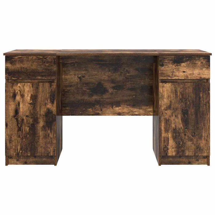 Novaro Asztal Füstölt tölgy Szerelt fa 140 x 49 x 76 cm - Image 7