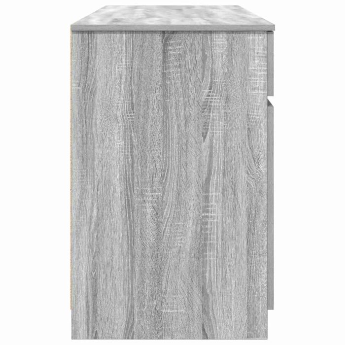 Novaro Asztal Szürke sonoma Szerelt fa 140 x 49 x 76 cm - Image 8