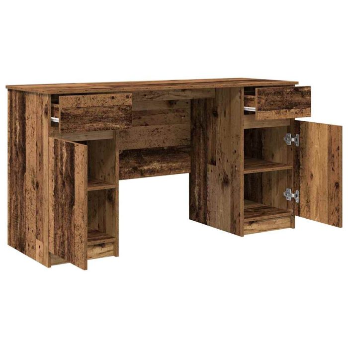 Novaro Asztal Régi fa Szerelt fa 140 x 49 x 76 cm - Image 5