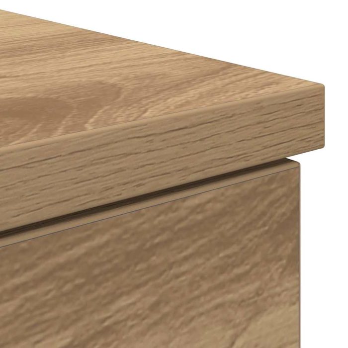 Novaro Asztal kézműves tölgy Szerelt fa 140 x 49 x 76 cm - Image 9