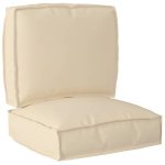 Novaro Raklap párna készlet Oxford Szövet Bézs 50 x 50 x 12 cm