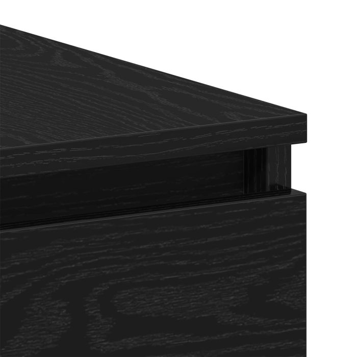 Novaro Asztal Fekete tölgy Szerelt Fa 140 x 50 x 76 cm - Image 9