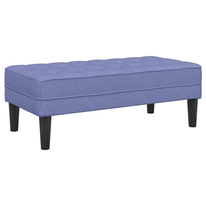 Novaro Kanapé Szett 2 db Farmerkék Poliészter - Image 6