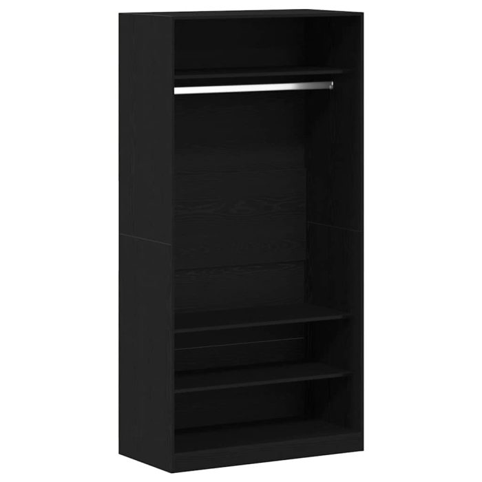 Novaro Ruhásszekrény Fekete tölgy 100 x 50 x 200 cm Szerelt Fa - Image 2
