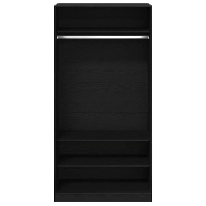 Novaro Ruhásszekrény Fekete tölgy 100 x 50 x 200 cm Szerelt Fa - Image 6