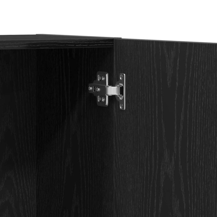 Novaro Irodai szekrény Fekete tölgy 60 x 32 x 190 cm Szerelt Fa - Image 9