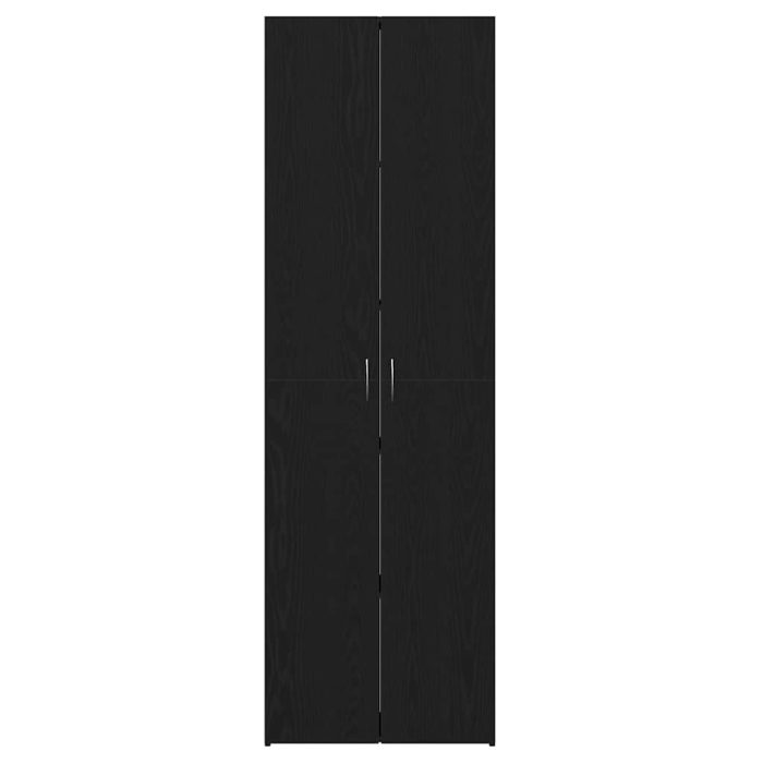 Novaro Irodai szekrény Fekete tölgy 60 x 32 x 190 cm Szerelt Fa - Image 7