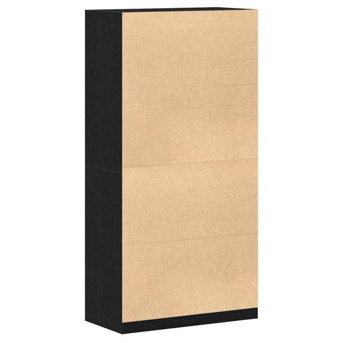 Novaro Ruhásszekrény Fekete tölgy 100 x 50 x 200 cm Szerelt Fa - Image 6