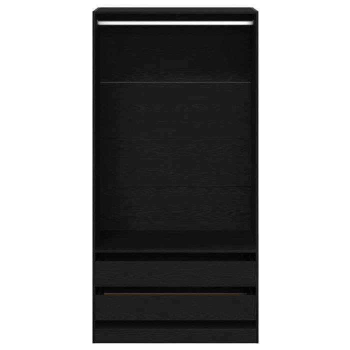 Novaro Ruhásszekrény Fekete tölgy 100 x 50 x 200 cm Szerelt Fa - Image 7