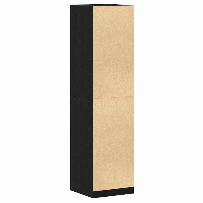 Novaro Ruhásszekrény Fekete tölgy 50 x 50 x 200 cm Szerelt Fa - Image 6