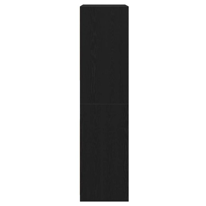 Novaro Ruhásszekrény Fekete tölgy 50 x 50 x 200 cm Szerelt Fa - Image 8
