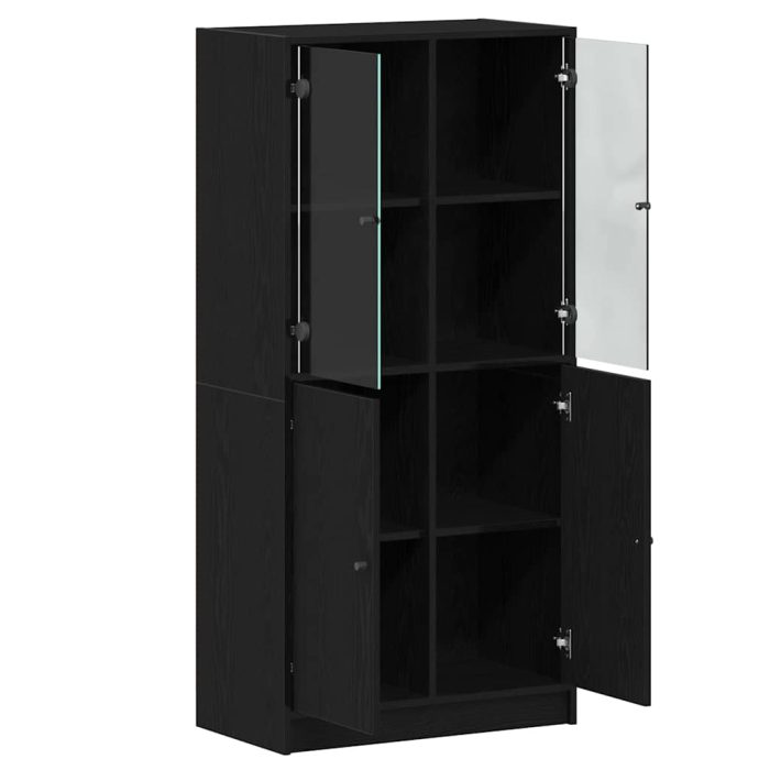 Novaro Magasfiú Fekete tölgy 68 x 37 x 142 cm - Image 5