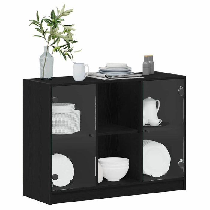 Novaro Széf Fekete tölgy 100 x 37 x 75.5 cm - Image 3