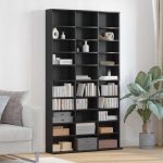 Novaro CD szekrény Fekete tölgy 101 x 23 x 177,5 cm Szerelt Fa