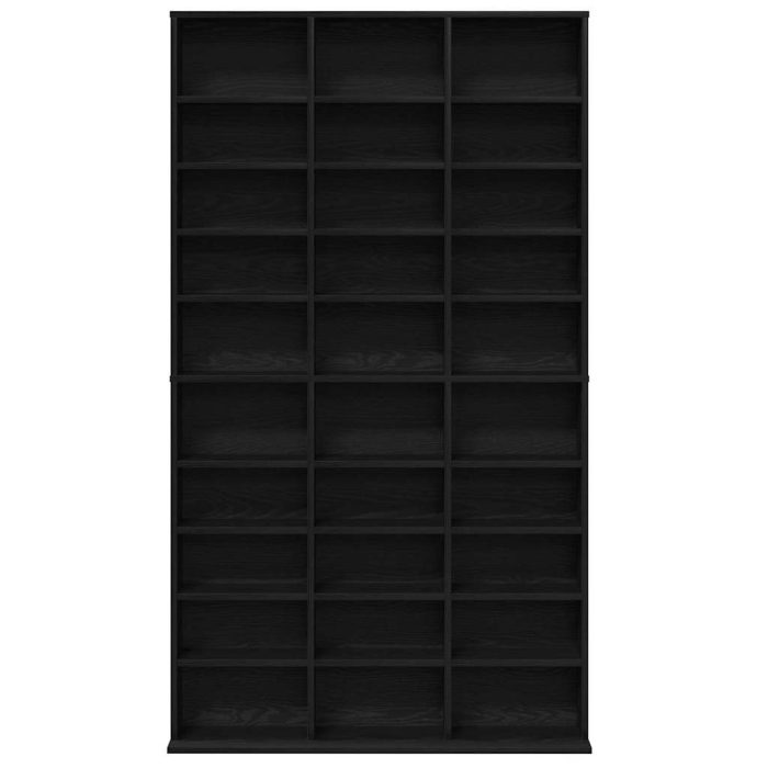 Novaro CD szekrény Fekete tölgy 101 x 23 x 177,5 cm Szerelt Fa - Image 6