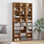 Novaro CD szekrény Régi fa 101 x 23 x 177,5 cm Szerelt Fa