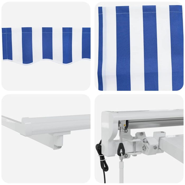 Novaro Napernyő keret Kék és Fehér 250 x 200 cm - Image 8