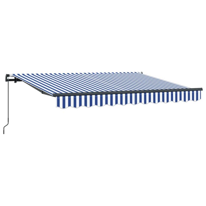 Novaro Behúzható napellenző Kék 250 x 200 cm szövet - Image 2