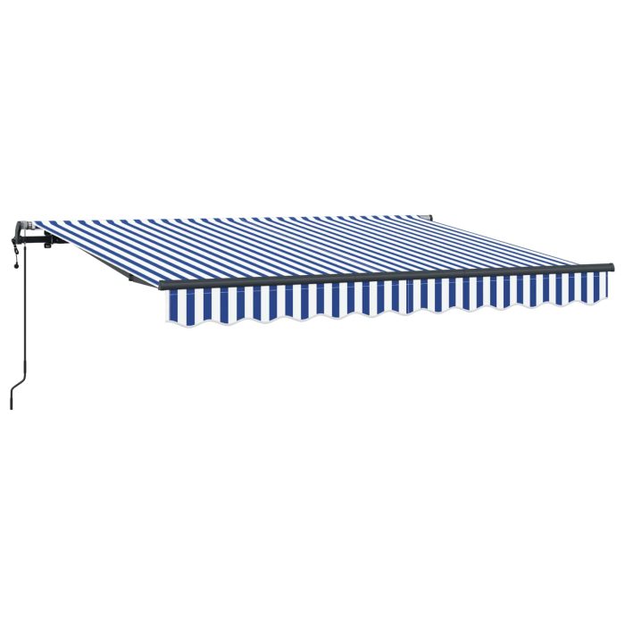 Novaro Behúzható napellenző Kék 250 x 200 cm szövet - Image 2