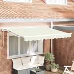 Novaro Napernyő keret Krémszínű 250 x 200 cm Poliészter PU bevonattal