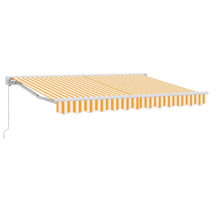 Novaro Napernyő keret Sárga és Fehér 250 x 200 cm - Image 2