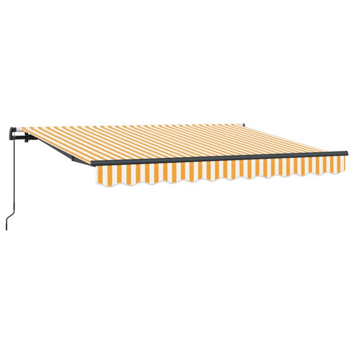 Novaro Behúzható napellenző Sárga 250 x 200 cm szövet - Image 2