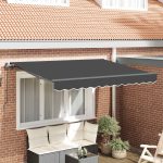 Novaro Behúzható napellenző Antracit 250 x 200 cm szövet