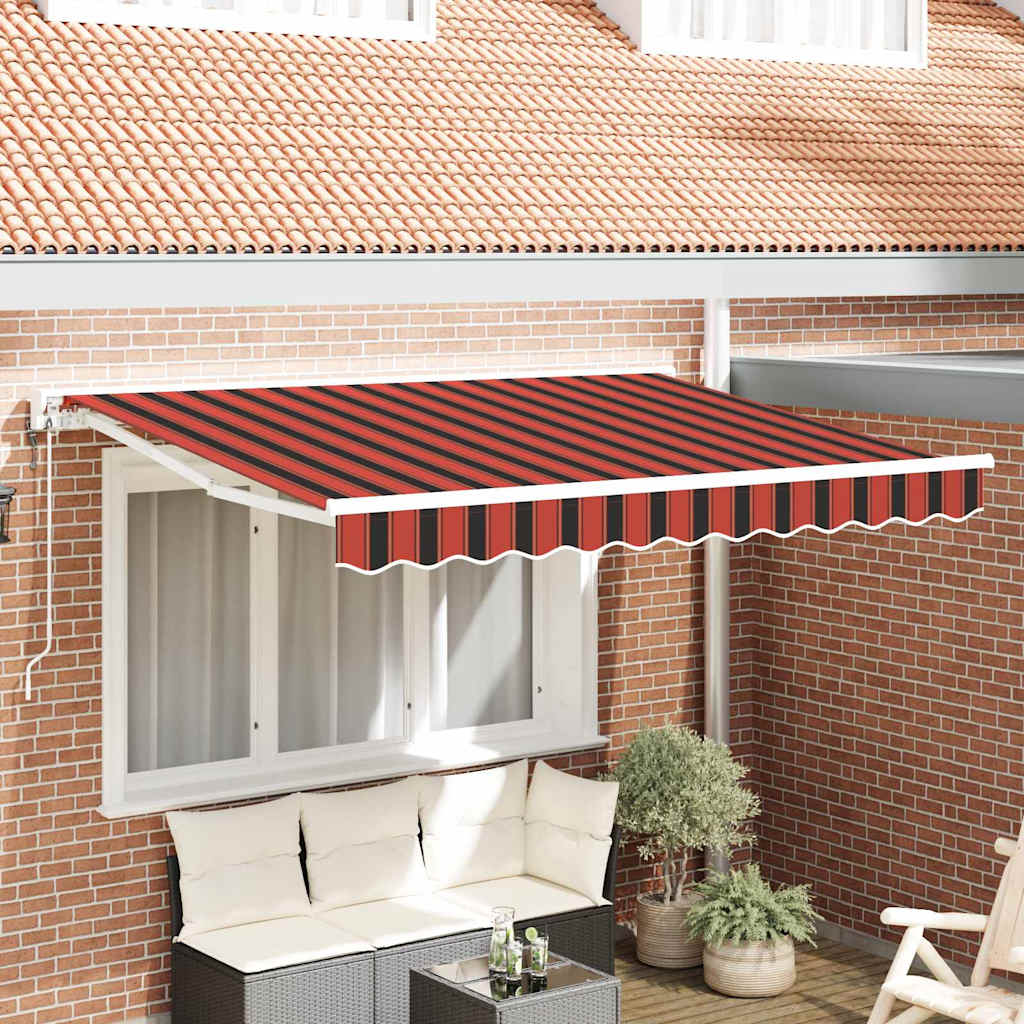 Novaro Napernyő keret Narancs és Fekete 250 x 200 cm