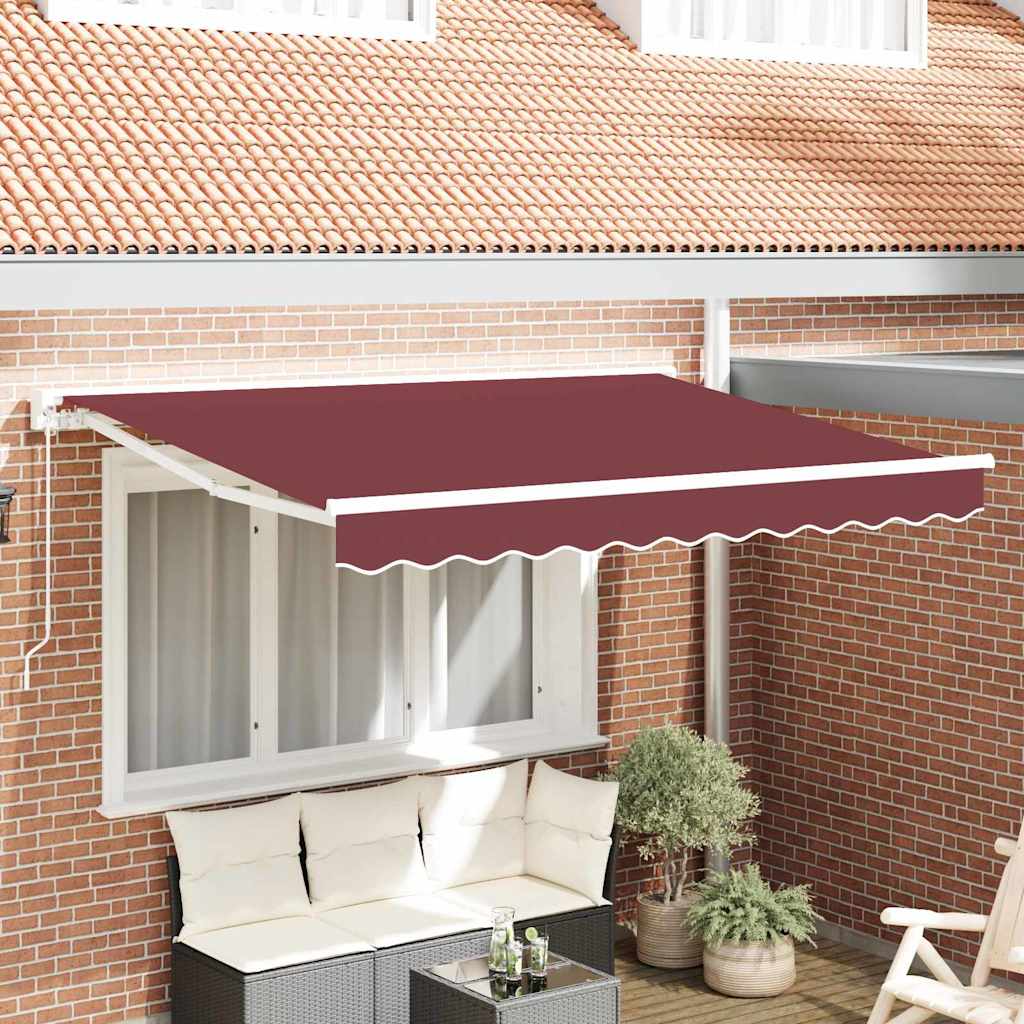Novaro Napernyő keret Burgundi 250 x 200 cm Poliészter PU bevonattal