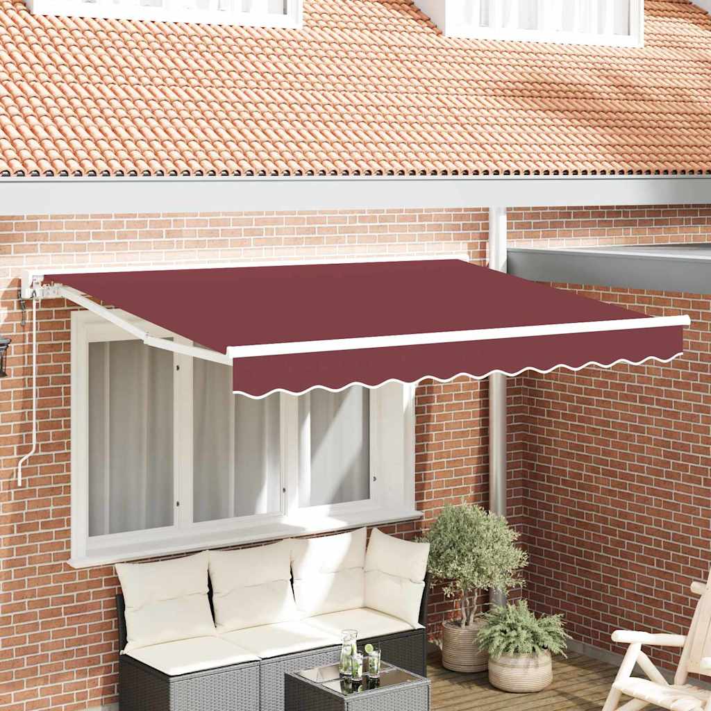 Novaro Napernyő keret Burgundi 250 x 200 cm Poliészter PU bevonattal