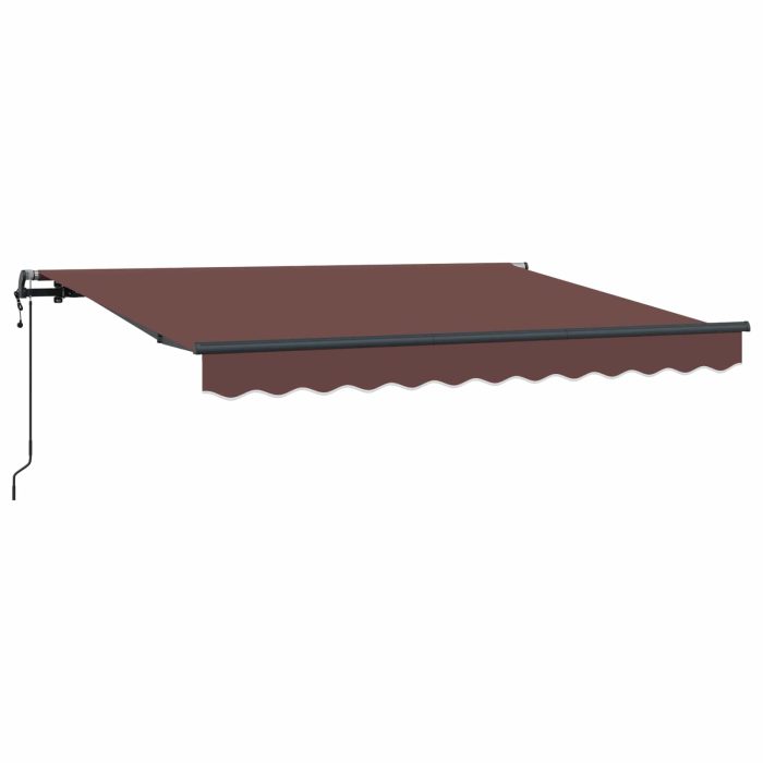 Novaro Behúzható napellenző Barna 250 x 200 cm szövet - Image 2