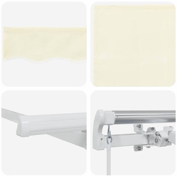 Novaro Behúzható napellenző Krém 300 x 200 cm szövet - Image 8