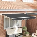 Novaro Behúzható napellenző Antracit 300 x 200 cm szövet