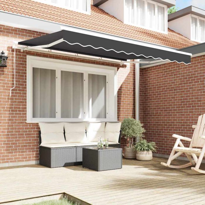 Novaro Behúzható napellenző Antracit 300 x 200 cm szövet - Image 3