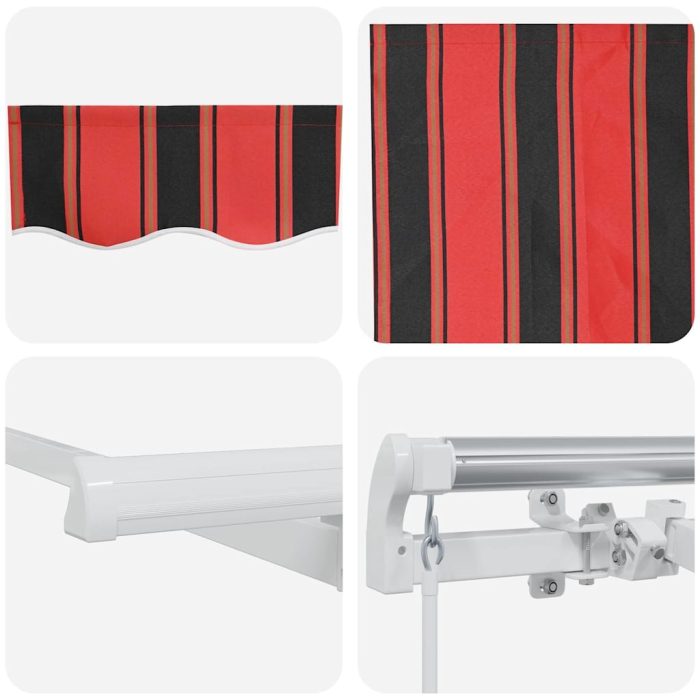 Novaro Behúzható napellenző Narancssárga 300 x 200 cm szövet - Image 8