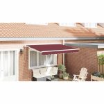 Novaro Napernyő keret Burgundi 300 x 200 cm Poliészter PU bevonattal