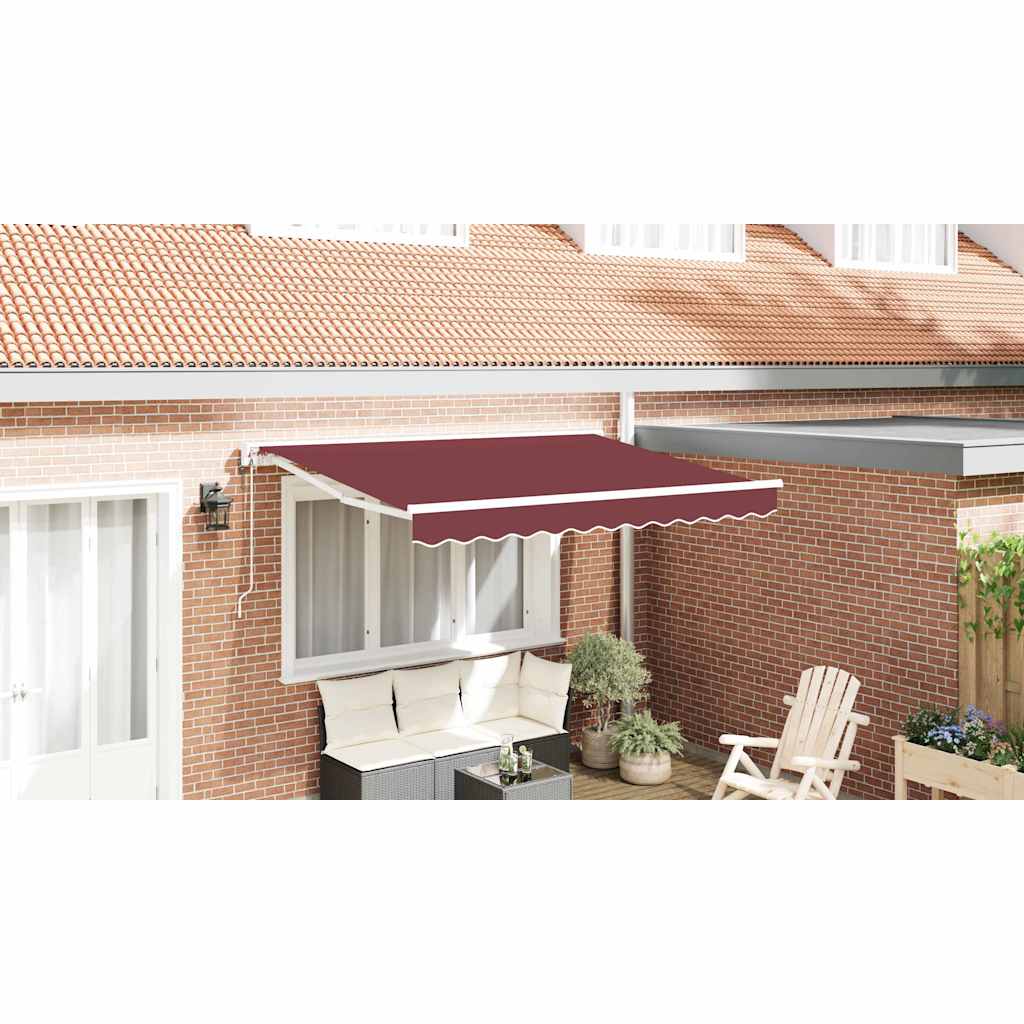 Novaro Napernyő keret Burgundi 300 x 200 cm Poliészter PU bevonattal