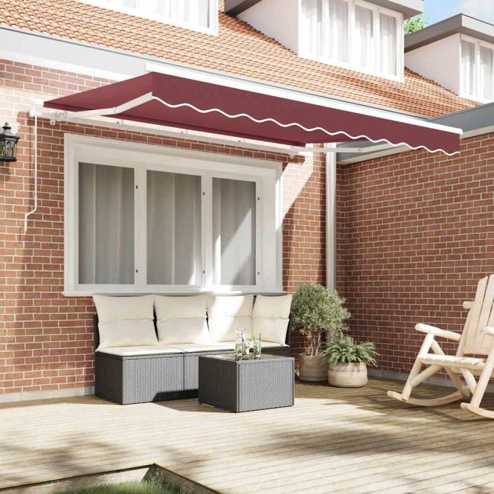 Novaro Behúzható napellenző Burgundi 300 x 200 cm szövet - Image 3
