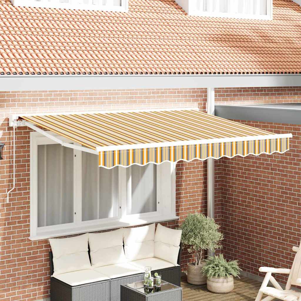 Novaro Napernyő keret Sárga és Szürke 300 x 200 cm
