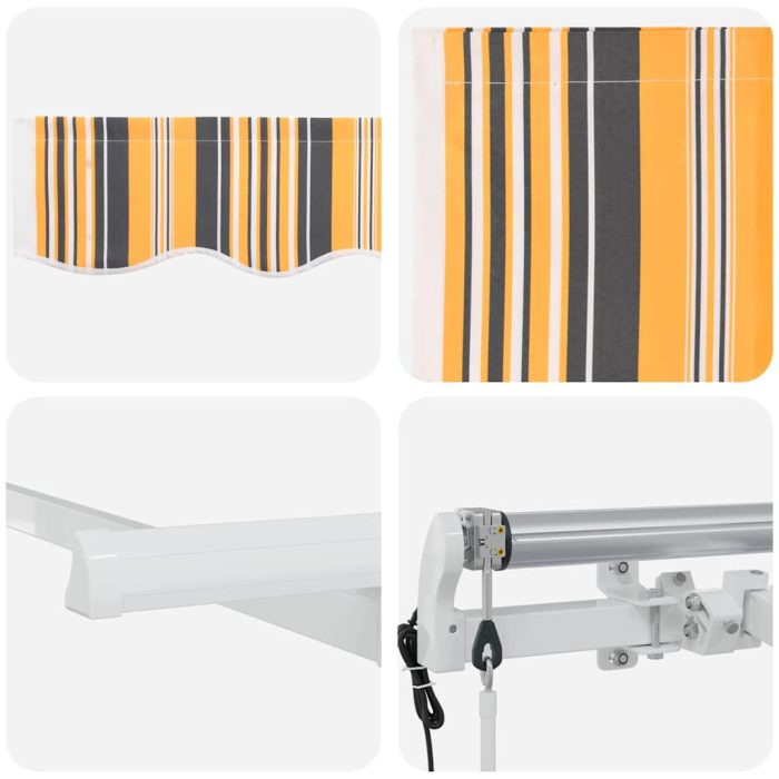 Novaro Behúzható napellenző Sárga 300 x 200 cm szövet - Image 8