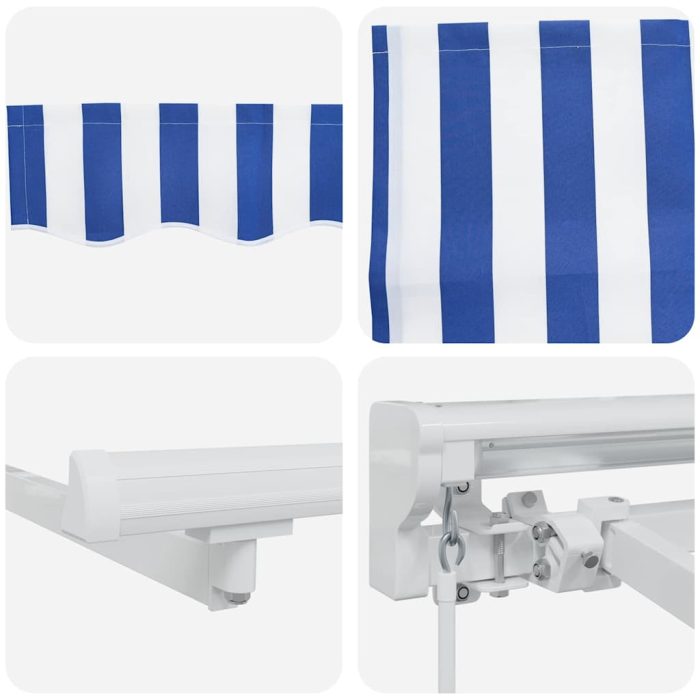 Novaro Napernyő keret Kék és Fehér 350 x 200 cm - Image 8